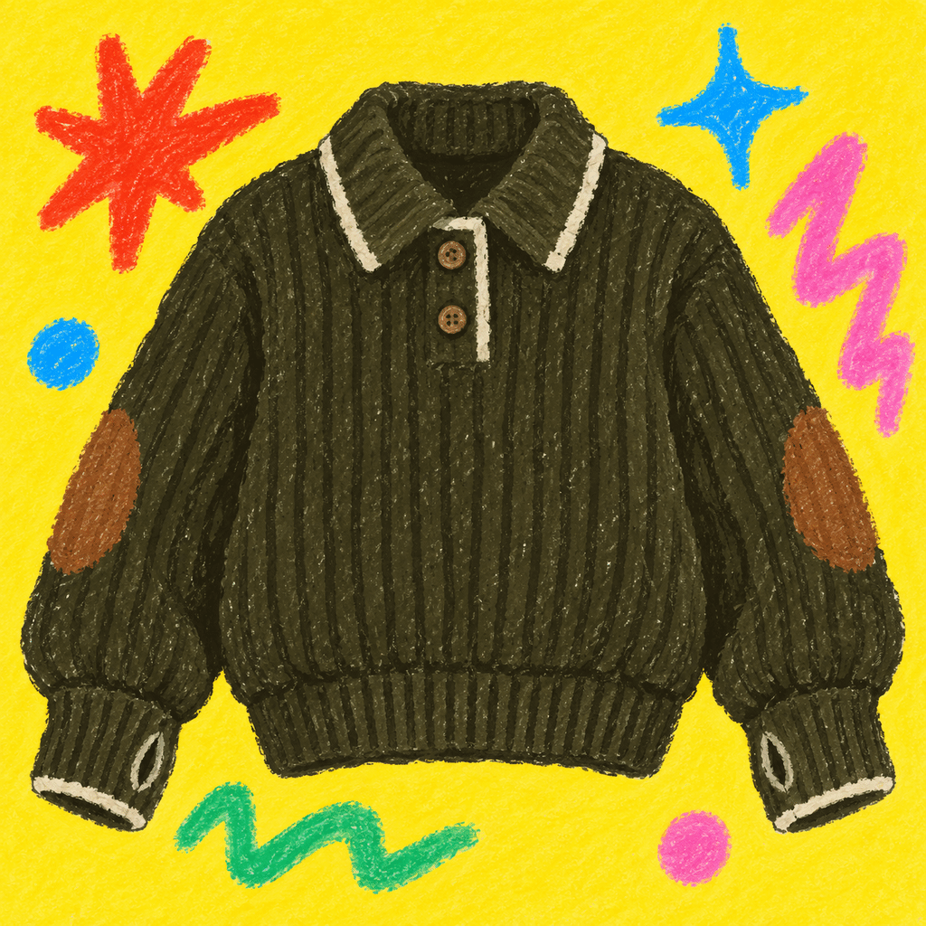 MARKAWARE MARKAWARE、アルパカ16のリブドポロカラージャンパーを10月22日に発売の掲載イメージ